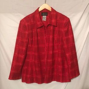 Red Tweed Blazer